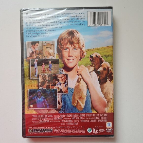 Where the Red Fern Grows (DVD, 1974) New, Sealed - Picture 2 of 5